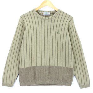 Vintage Texwood Sweater Men's Pullover Retro Beige Long Sleeve Size Large L 90's